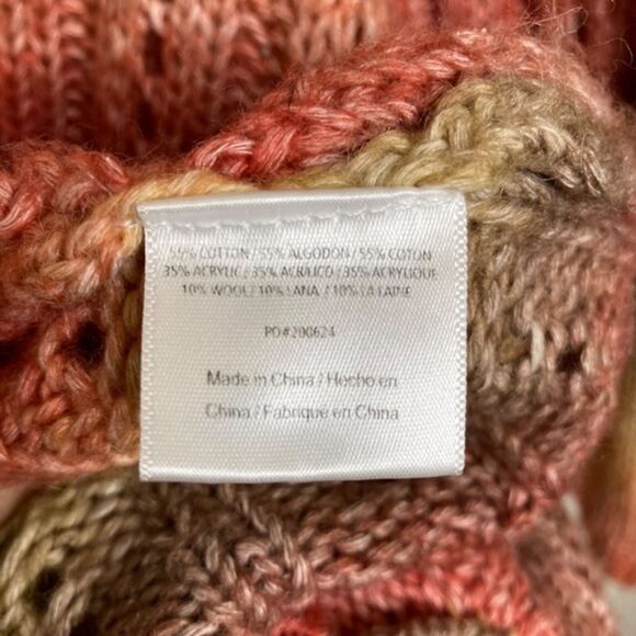 Modcloth The Last Summer Sunset Multicolor Longline Cardigan Granny Beachy Small - Picture 8 of 9